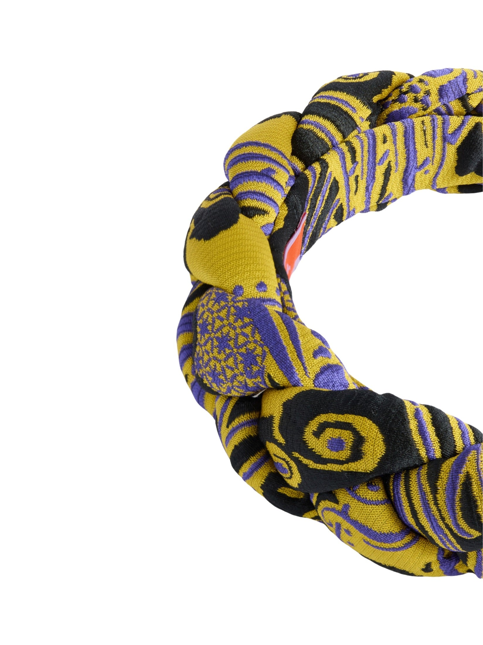 Rapunzel headband atlantis yellow in jacquard