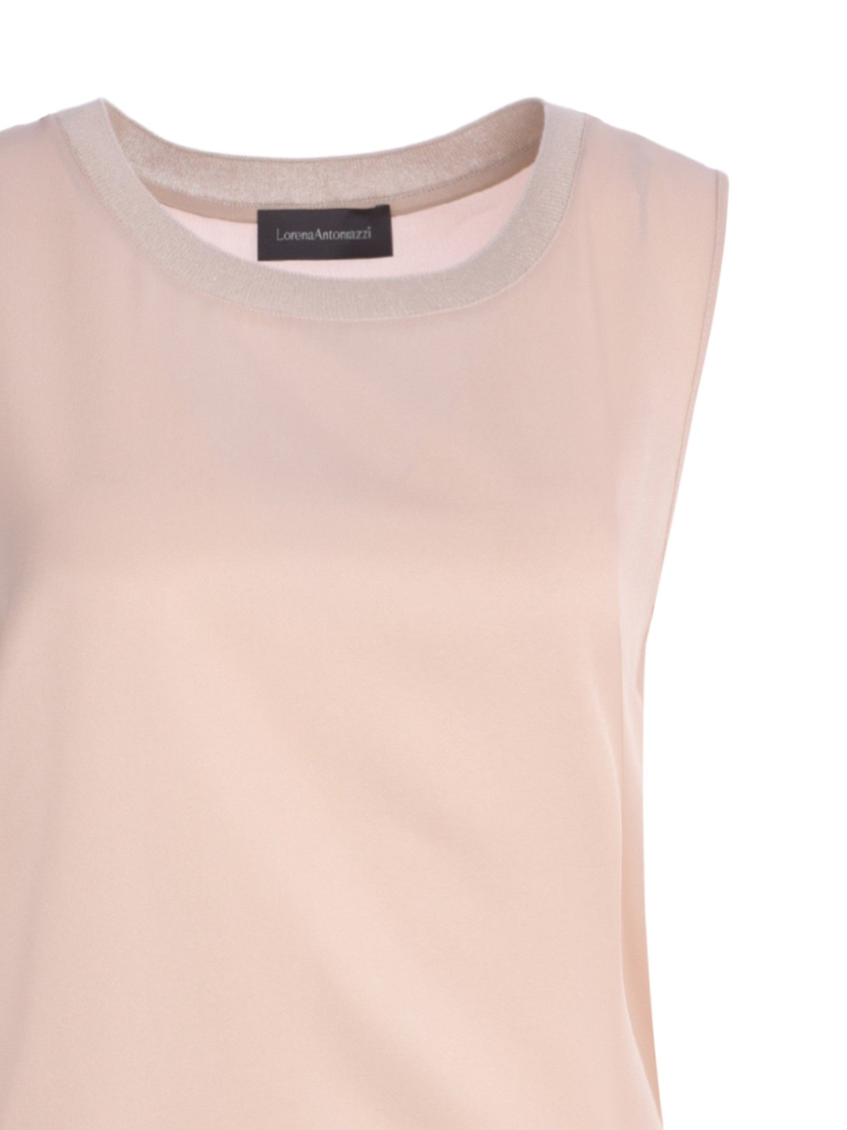 Silk blend tank top gemini