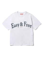 Easy&free half sleeve tee-white
