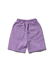 Guns n clover sweat shorts-washed purple