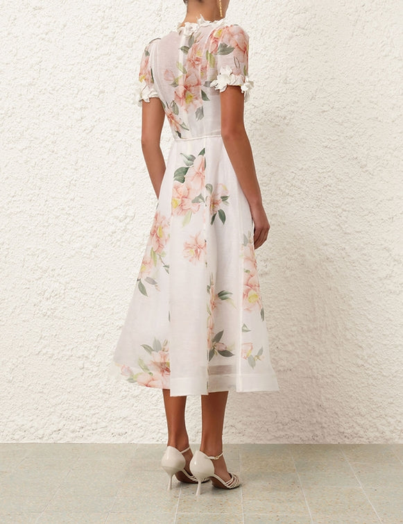 NATURA LIFTOFF FLOWER MIDI