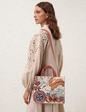 MEDIUM JACQUARD TOTE