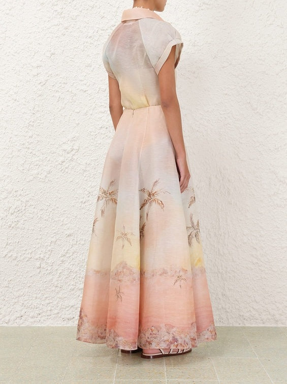Illuminate maxi skirt