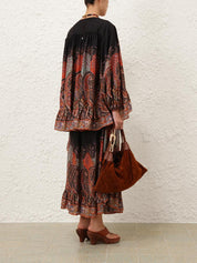 Rhiannon ruffle maxi skirt