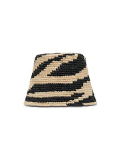 RAFFIA BUCKET HAT