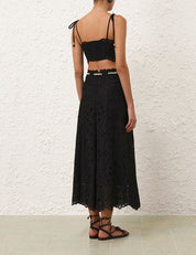 RHIANNON EMBROIDERED SKIRT