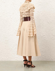 Hypnotic hand crochet sweater