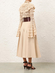 Hypnotic hand crochet sweater