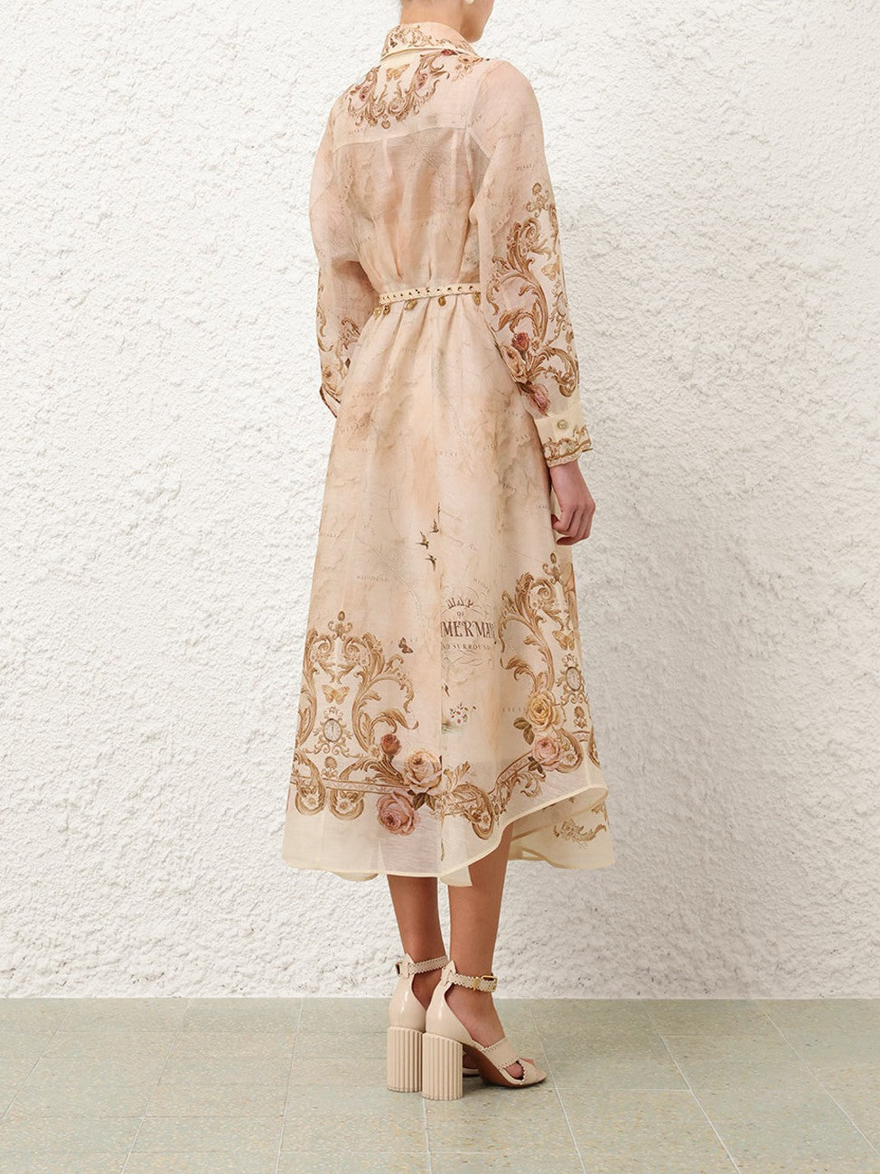 Rubaiyat – MEMENTO BUTTONED MIDI DRESS