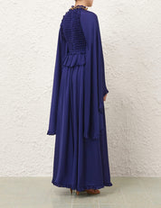 HYPNOTIC SMOCKED FLUTTER DRESS