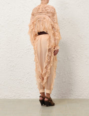 Rebellion splice billow blouse