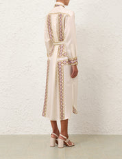 Luna retro midi dress