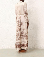 Junie Long Sleeve Maxi Dress فستان ماكسي