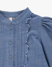 Junie Chambray Top توب