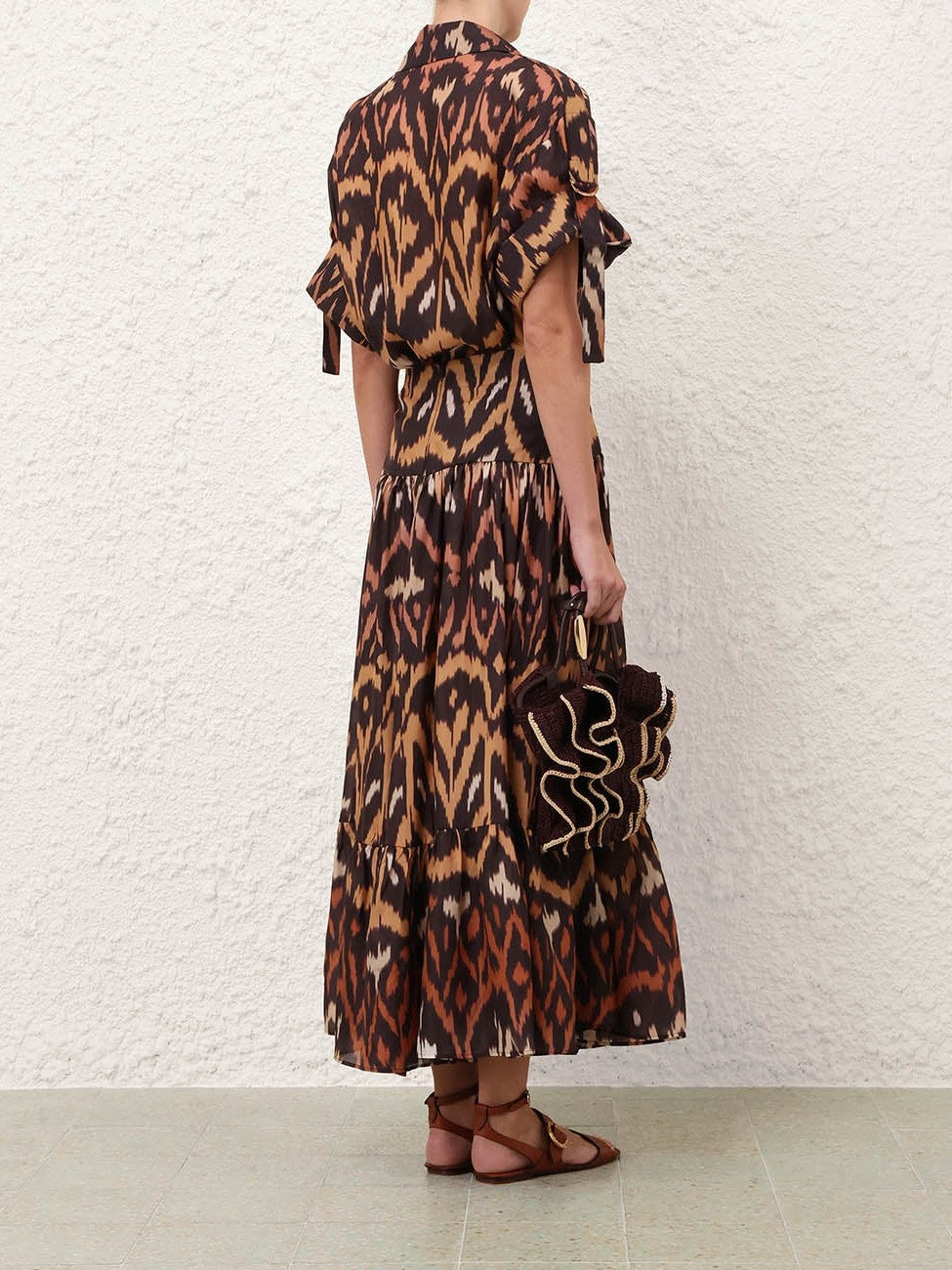 Aster midi skirt