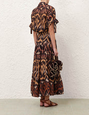 Aster midi skirt