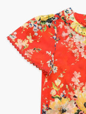 Alight Flutter Sleeve Top توب 