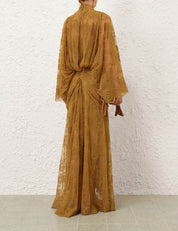 Ascent batwing lace gown