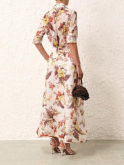 Matchmaker Floral Flare Skirt تنورة