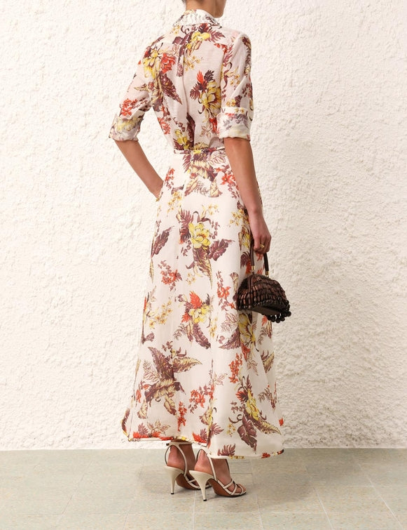 Matchmaker Floral Flare Skirt تنورة