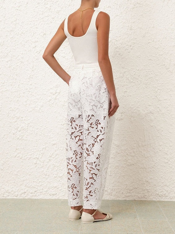 Natura cropped barrel pant