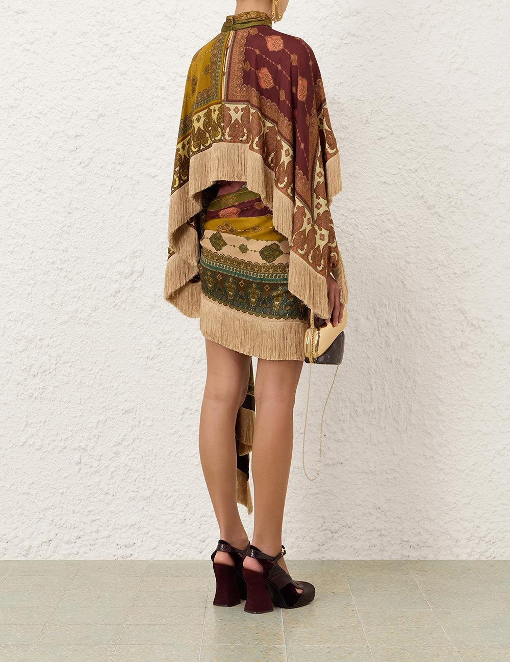 Valiant fringed mini dress