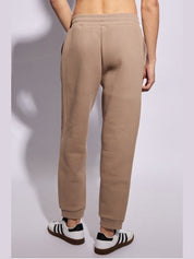 Ami alexandre mattiussi brown sweatpants with log