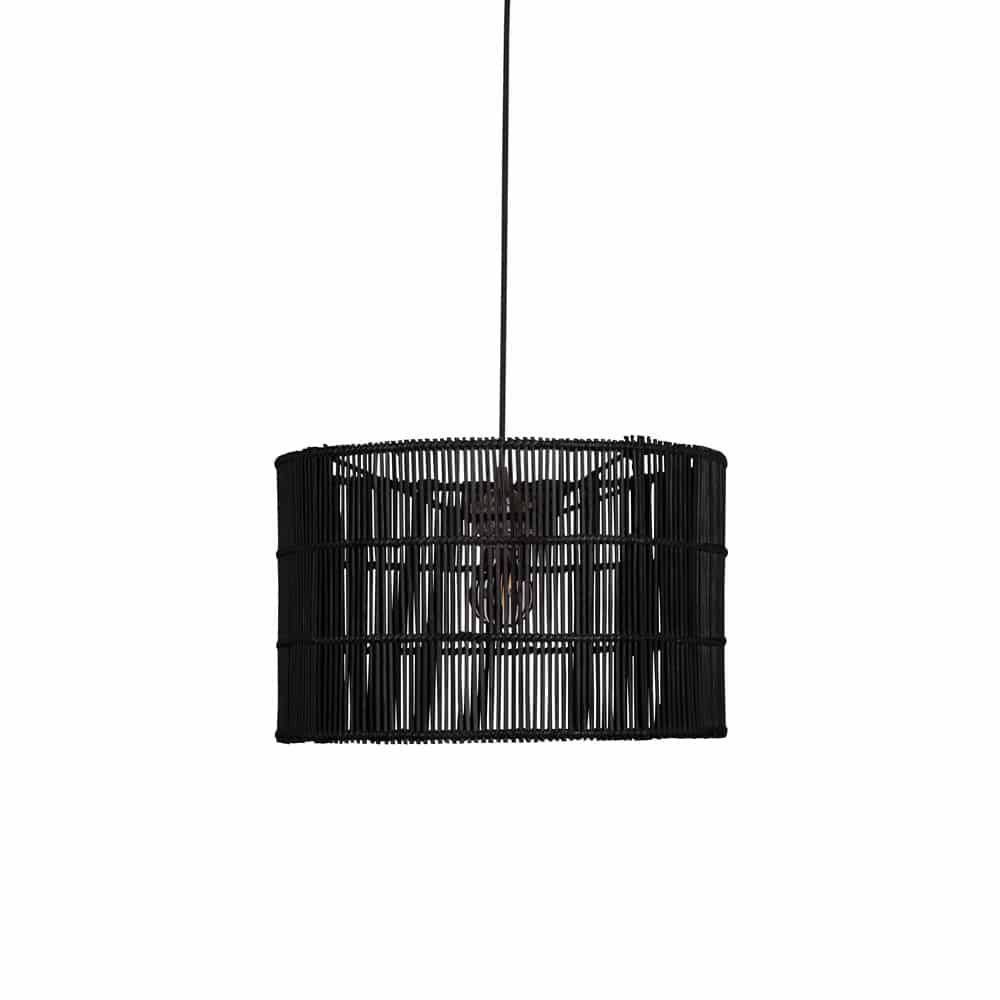 Lamp Shade Tube Black Chandelier