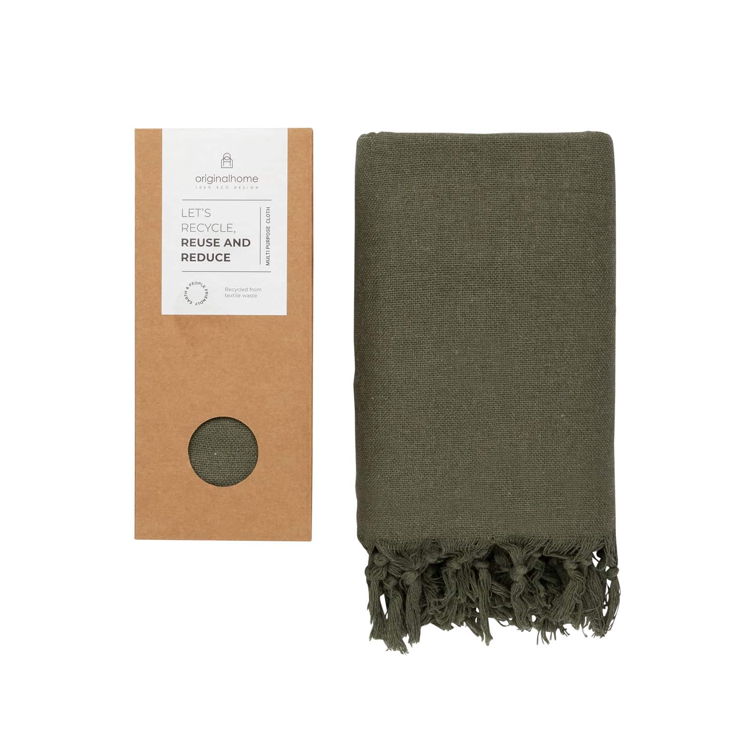 Cloth Recycled S - Green  Throw