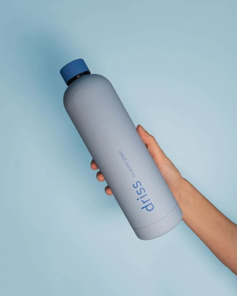 Driss | insulated stainless steel bottle | santorini