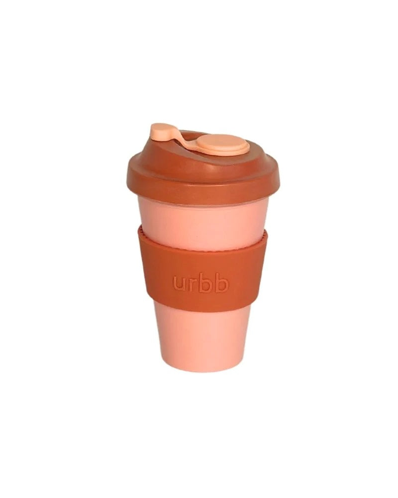 Urbb-Biodegradable-Bamboo-Coffee-Cup-Terra-Peach