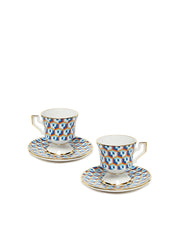 Espresso Cup With Saucer Cubi Set of Two