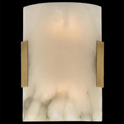 Curved Alabaster Wall Sconces