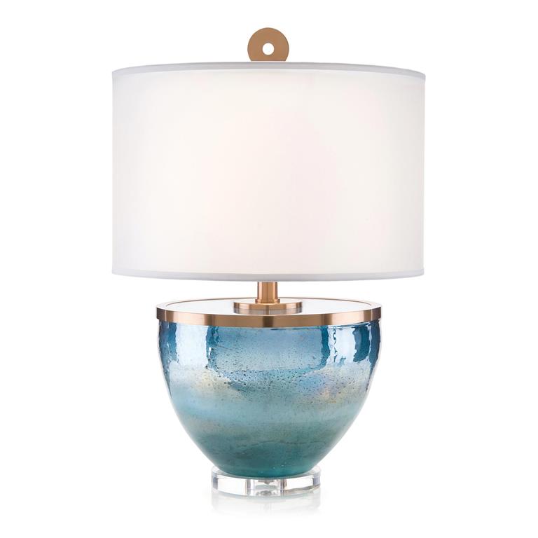 Islamorada Blue Glass Table Lamp ابجورة