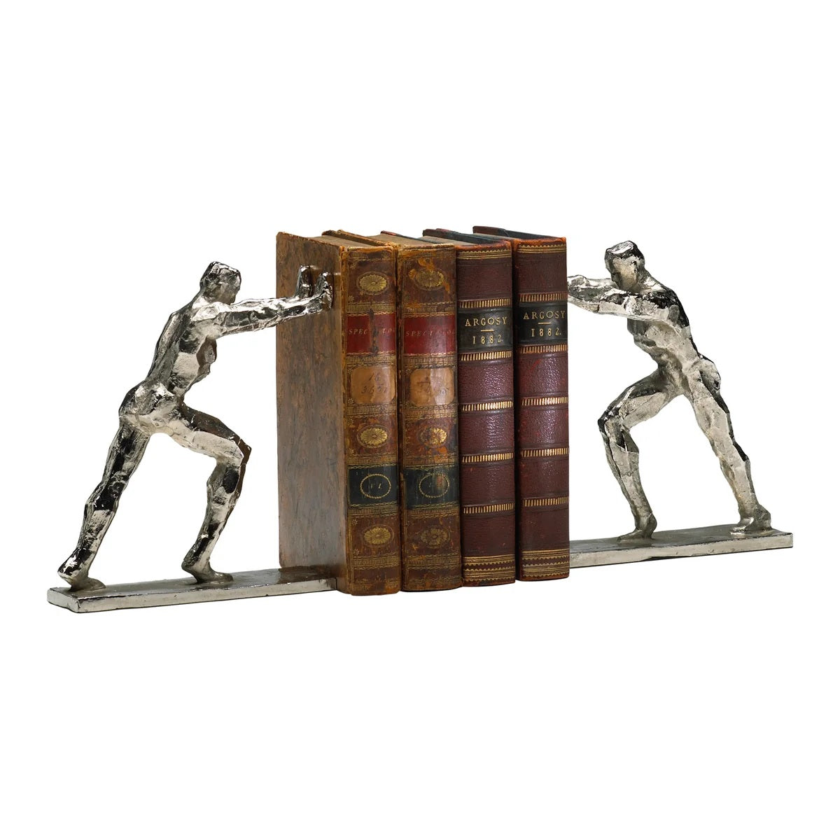 Iron Man Bookends Set of 2 | Silver