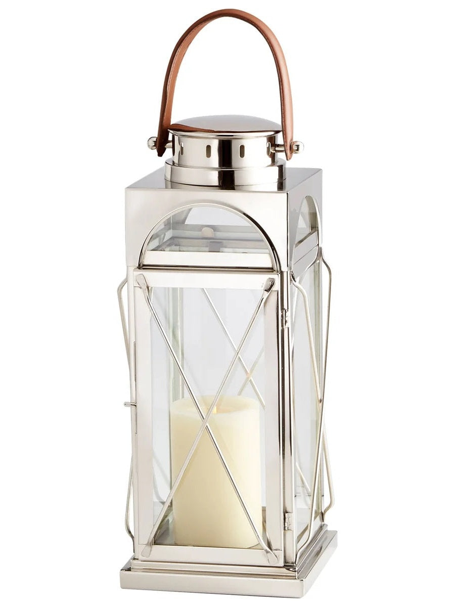 Lanterna candleholder | polished nickel - small