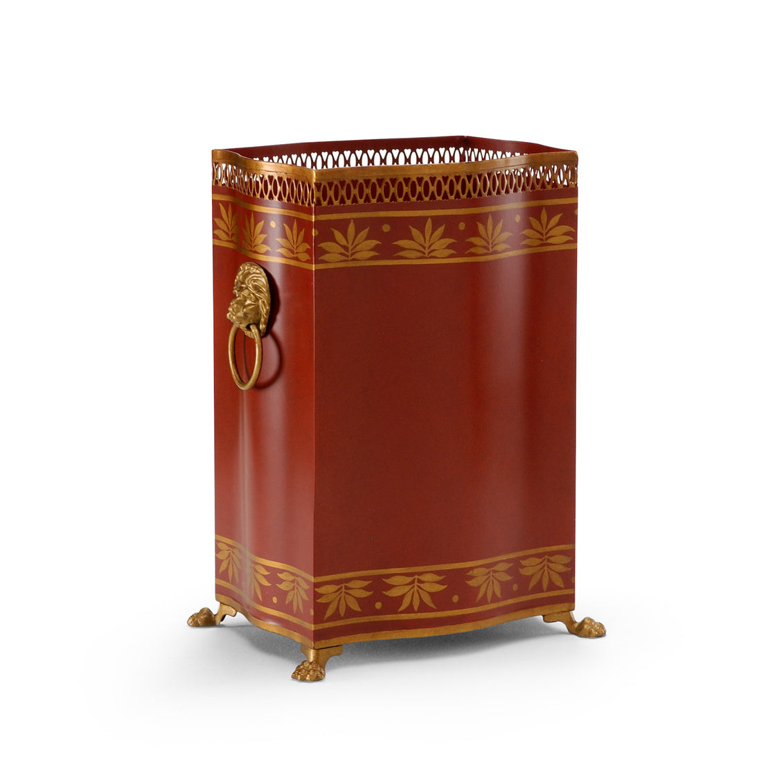 Carlton Wastebasket - Red