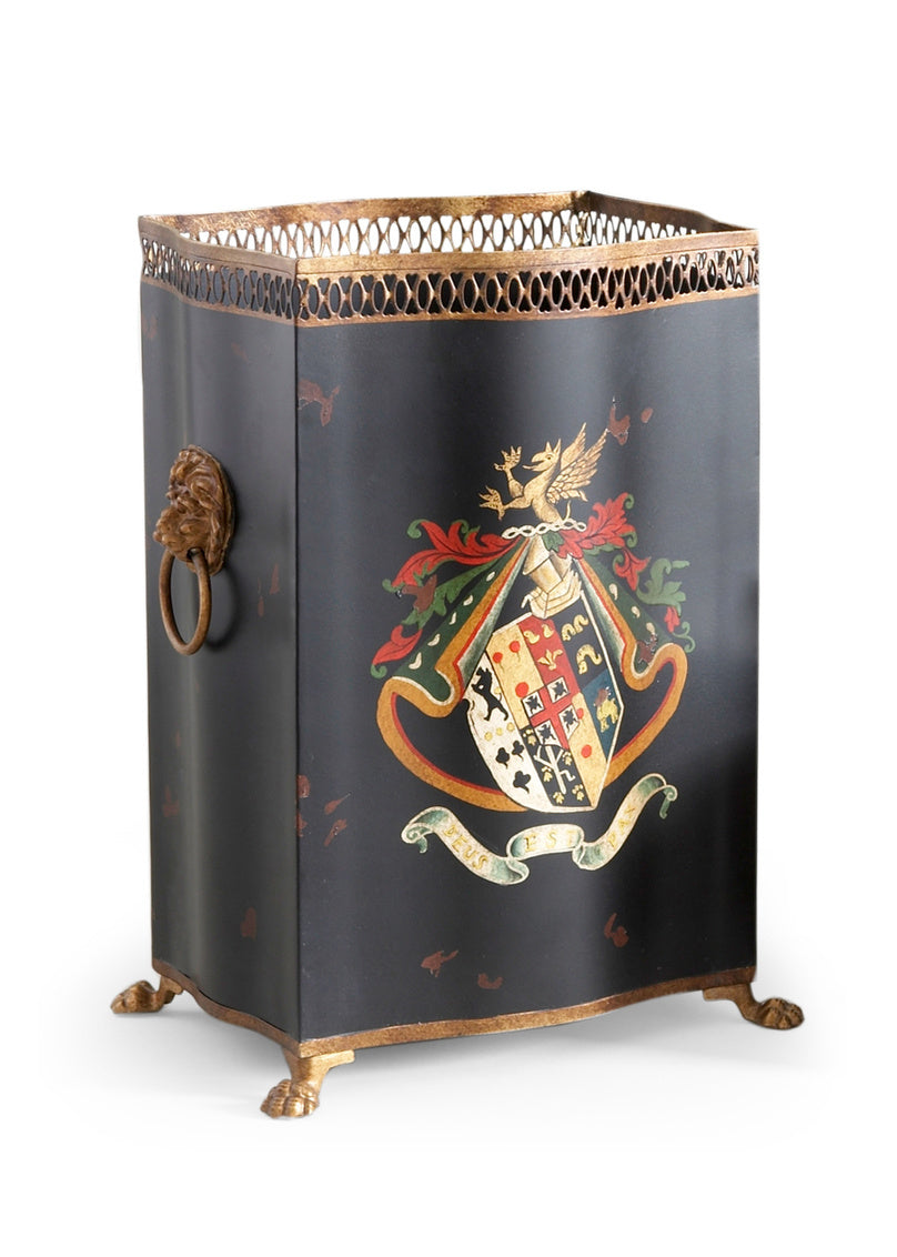 Coat Of Arms Wastebasket