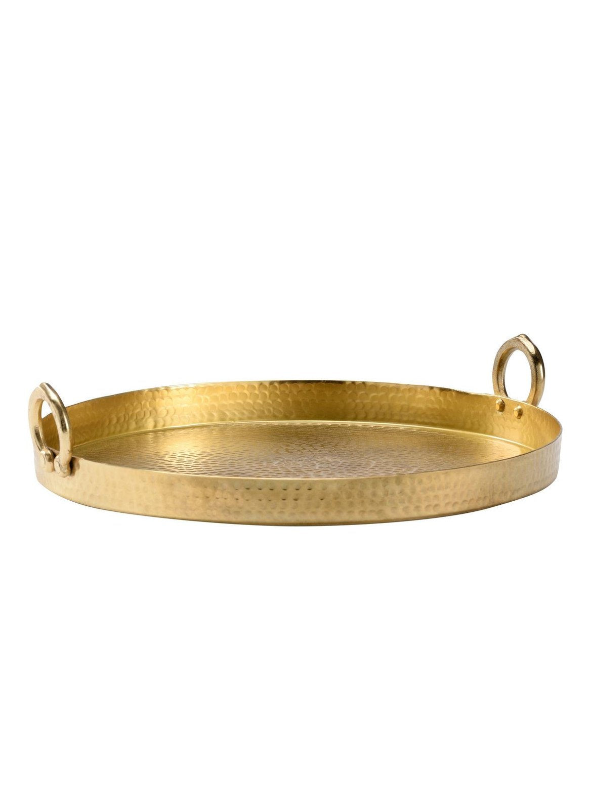 Hammered serving tray (lg)