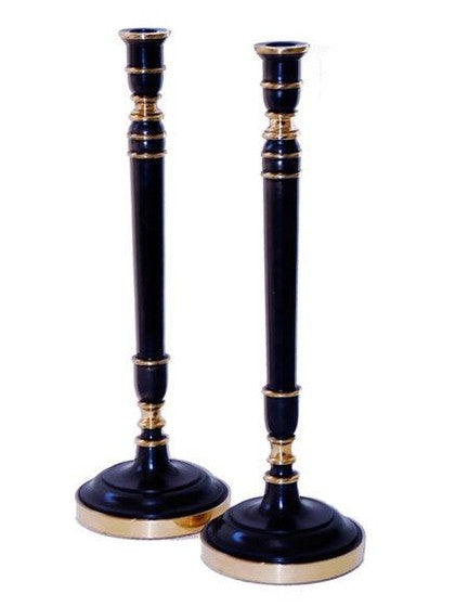 Bronze and brass candlestick
