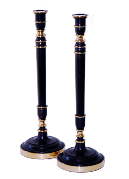 Bronze and Brass Candlestick