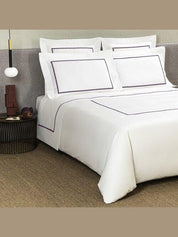Affinity embroidery flat bedset