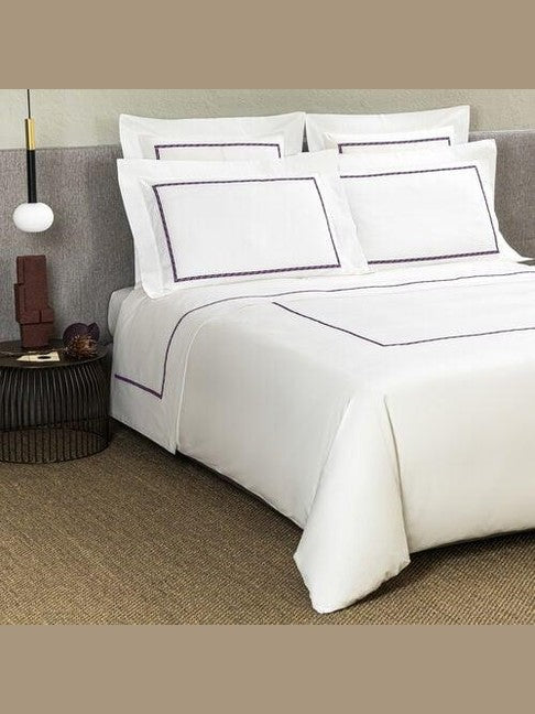Affinity embroidery flat bedset