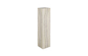 Onyx Lamp Pedestal, Square Zebra White