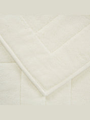 Plush bath mat