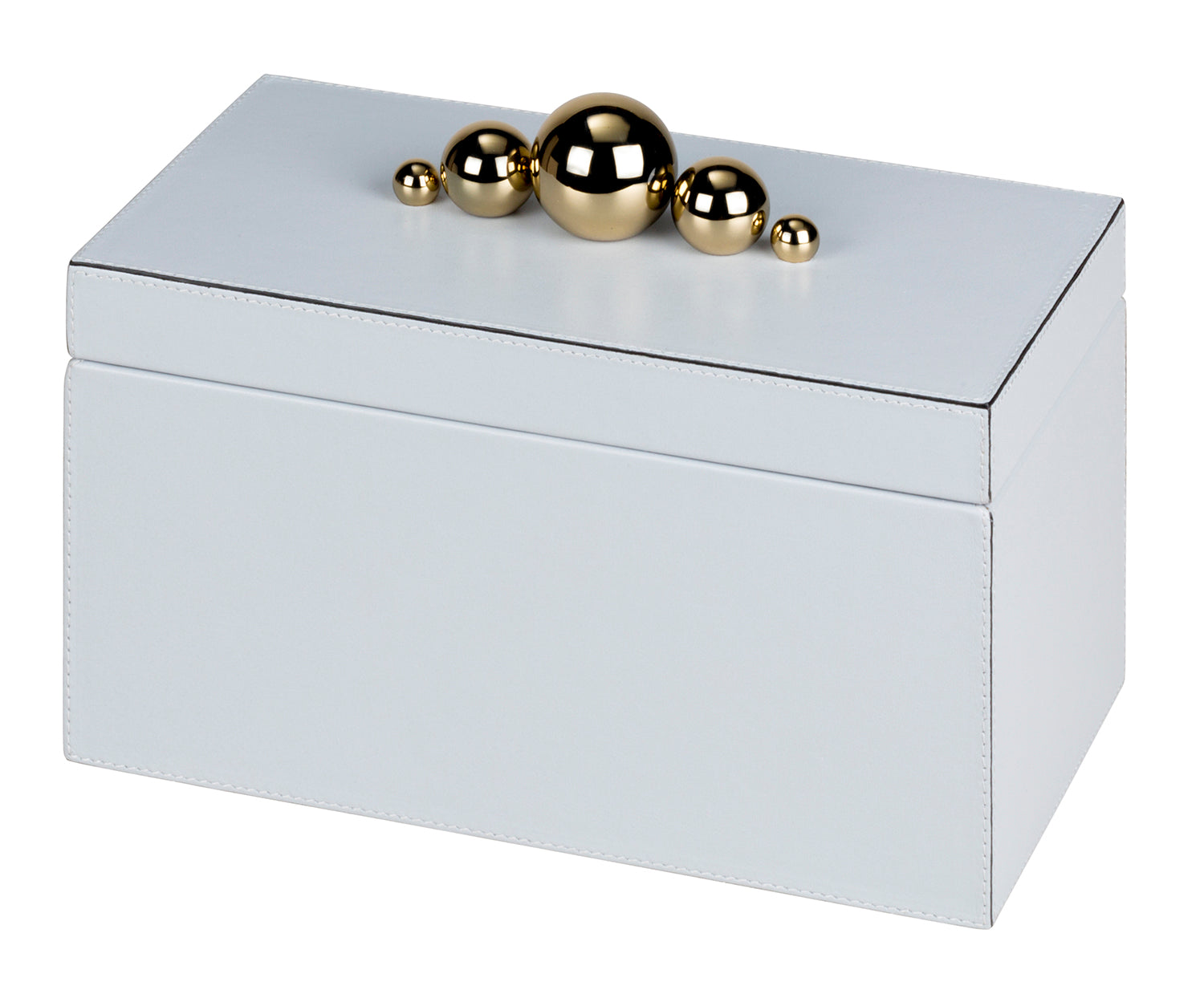 Champagne 5 Spheres Box Rectangular Tall