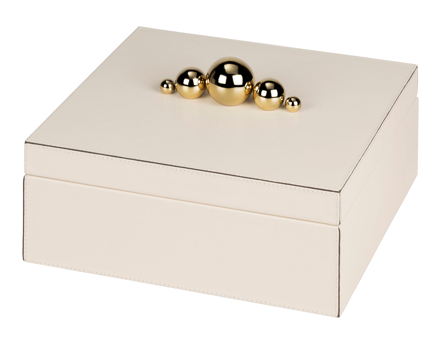 Champagne 5 Spheres Box Square Tall