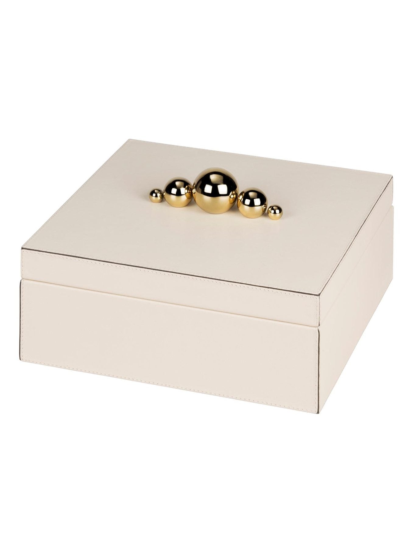 Champagne 5 spheres box square tall