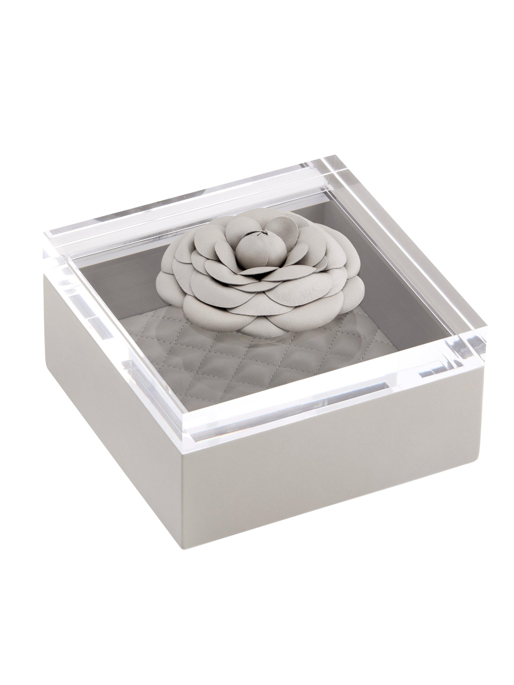 Riviere fleur diamond square box