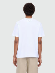 White short-sleeve cotton jersey T-shirt